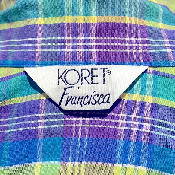 Vintage Koret Plaid Shirt - Picture 5 of 7